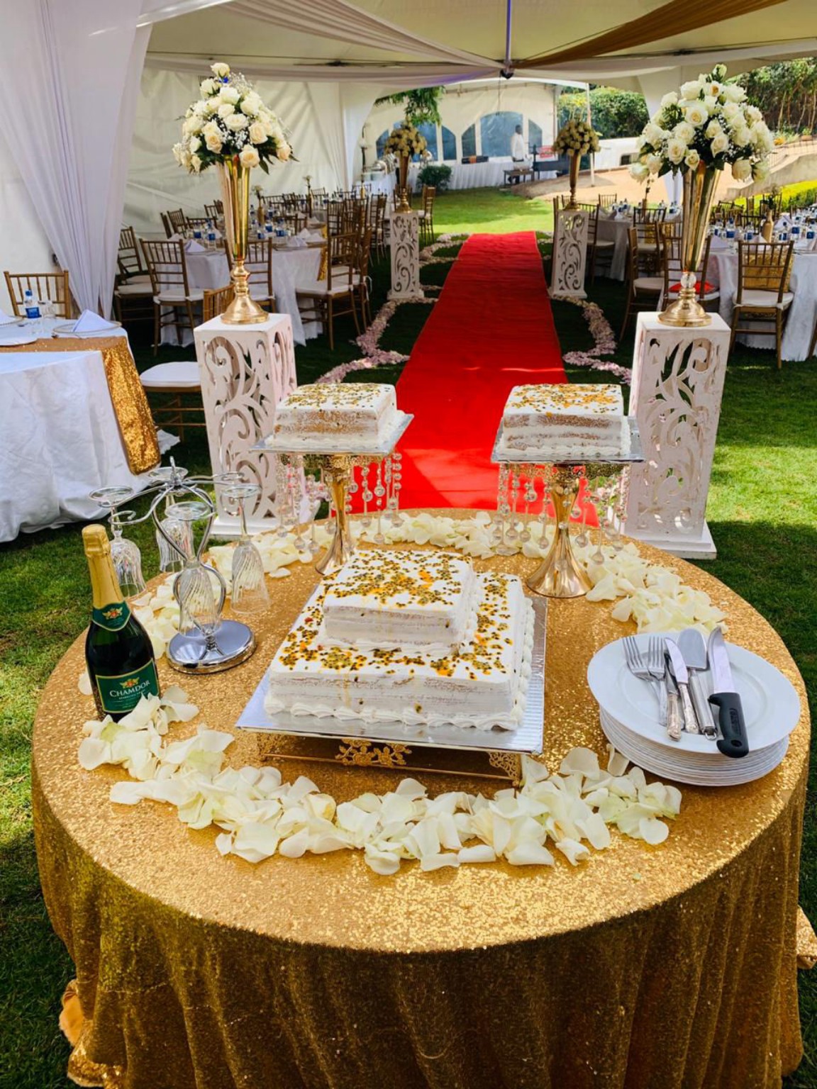 Wedding decor and reception styling